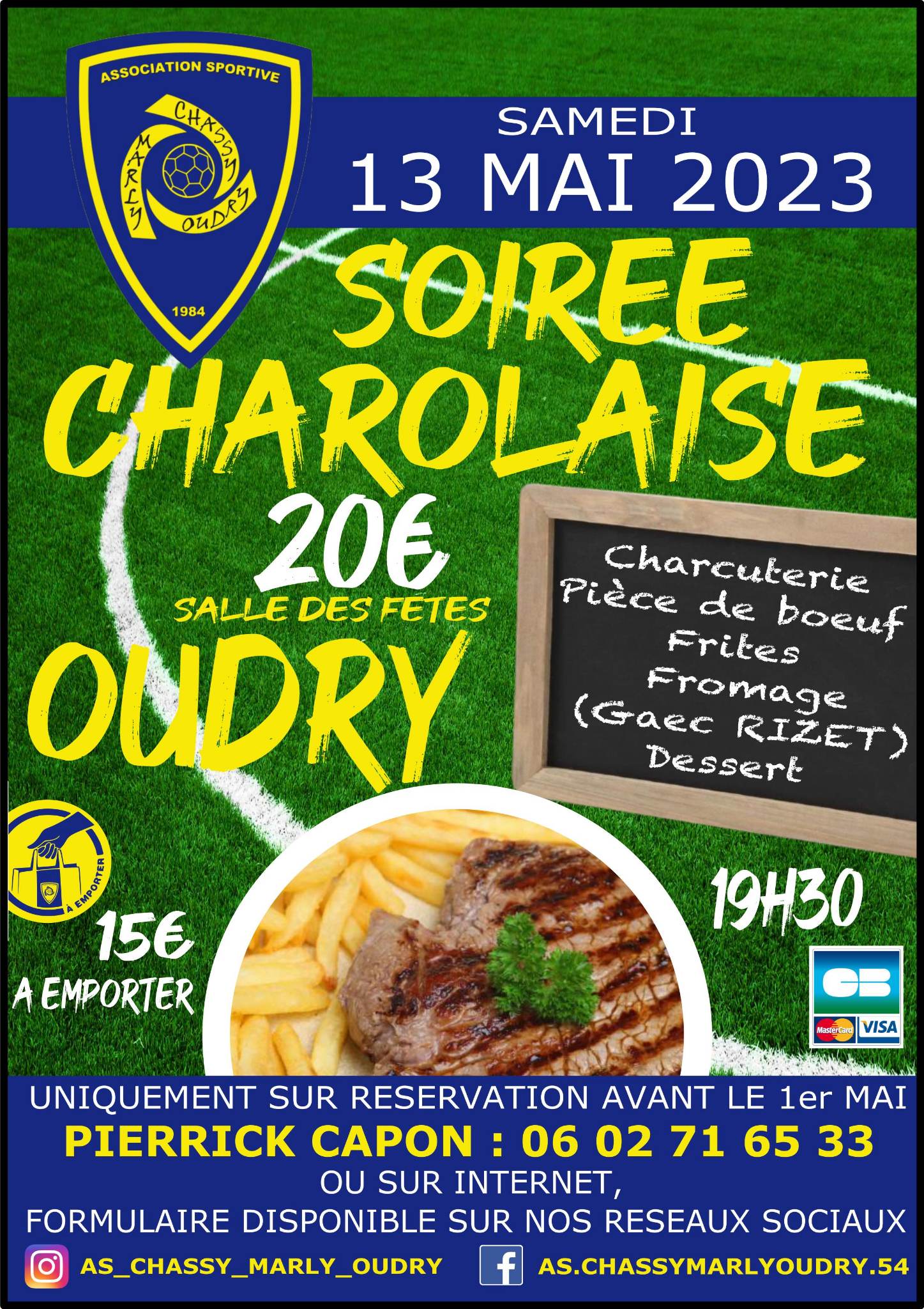 Soirée Charolaise de l'AS Chassy-Marly-Oudry
