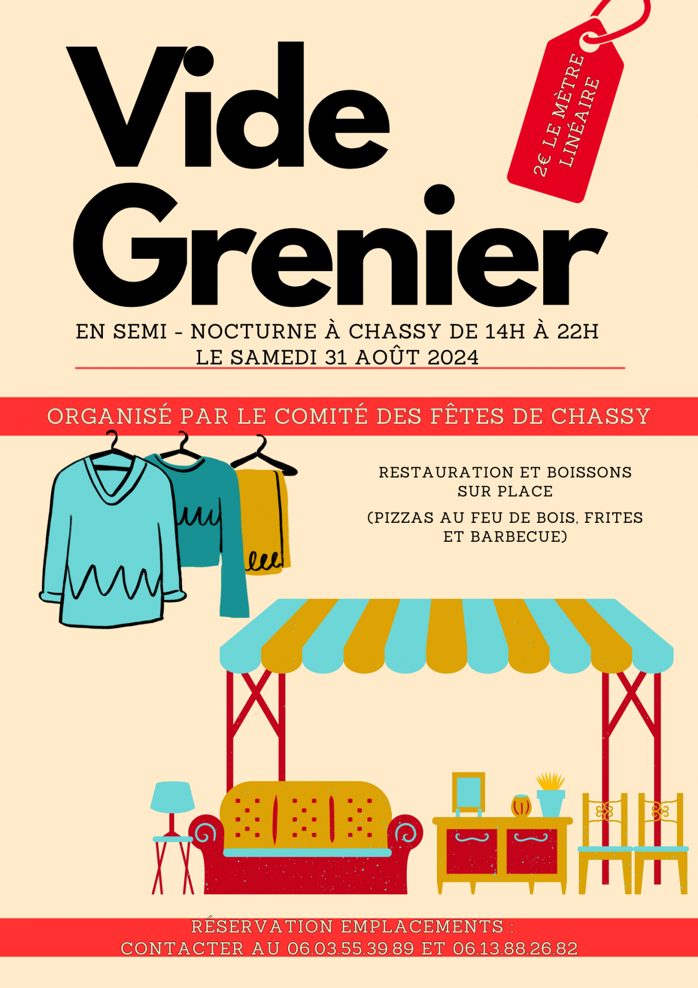 Vide grenier à Chassy